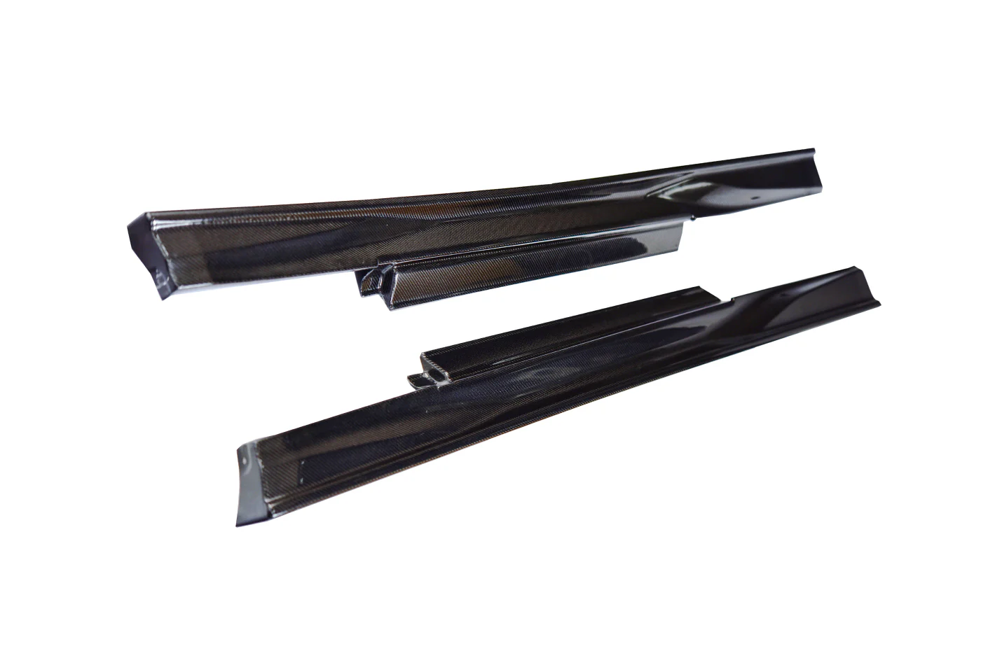 Rexpeed V2 Carbon Fiber Side Skirt Extensions for R35 GTR (N54)