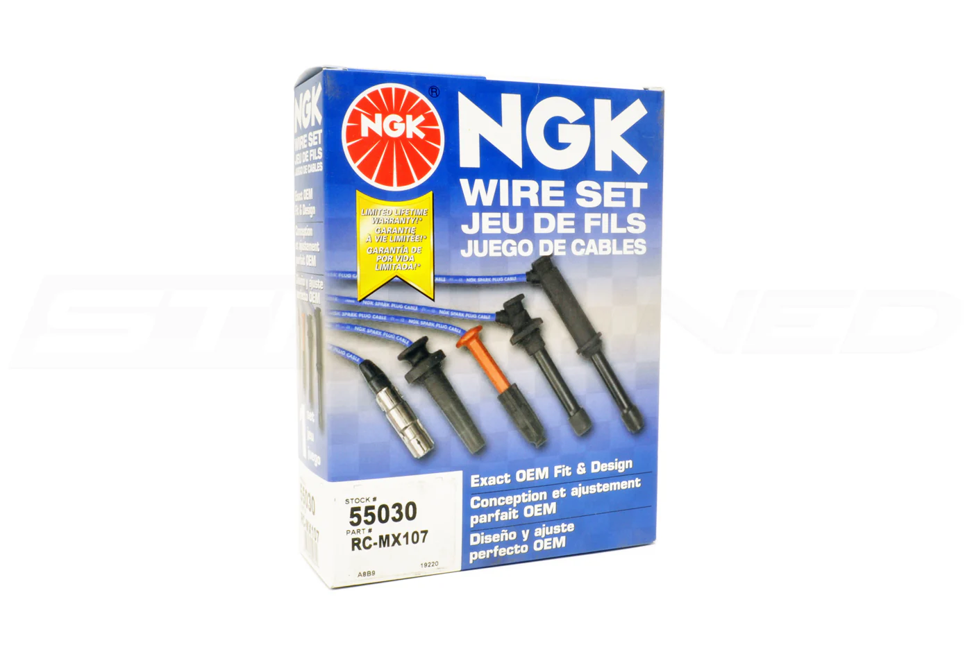 NGK Spark Plug Wires 55030 for Evo 4-9 (RC-MX107) - Image 5
