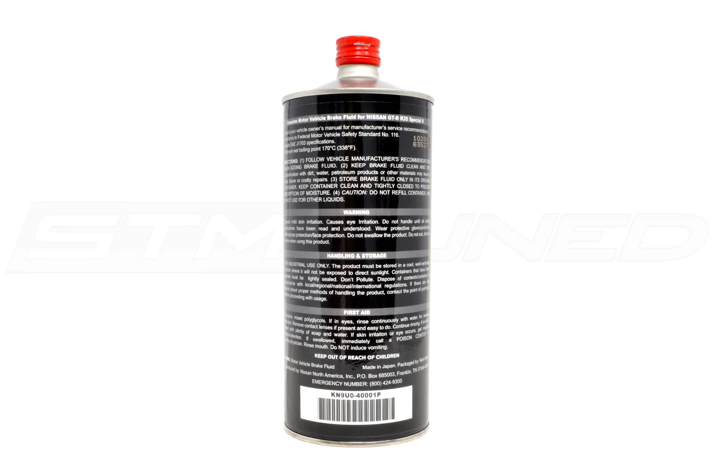 Nissan Special DOT 4 Brake Fluid for R35 GTR (KN9U0-40001P) - Image 2