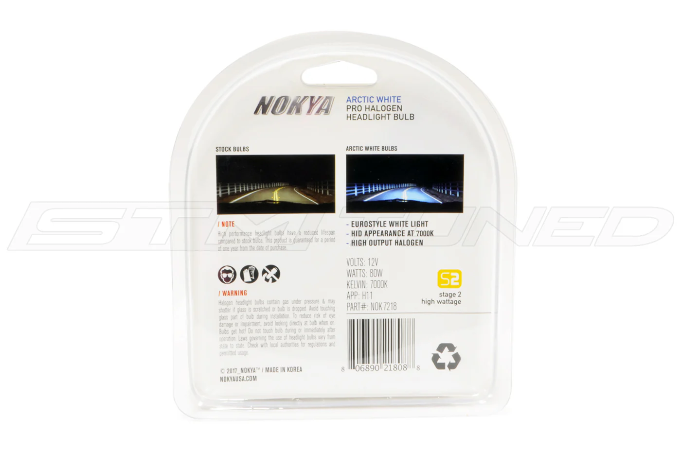 Nokya Arctic White H11 Fog Lights for Evo 8/9/X & 08-14 WRX/STi (7218) - Image 4