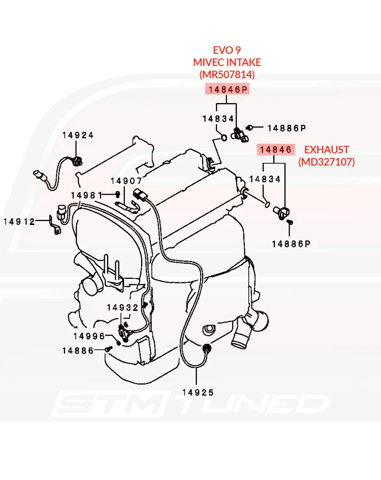 Mitsubishi OEM Cam Position Sensor for Evo 4-9 / 97-99 DSM - Image 4