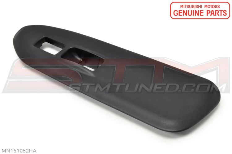 Mitsubishi OEM Front Door Auto Window Switch Trim for 2004-2006 Evo 8/9 - Image 4