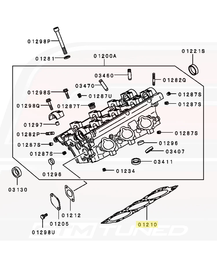Mitsubishi OEM Head Gasket for 3000GT/Stealth (MD199239) - Image 4