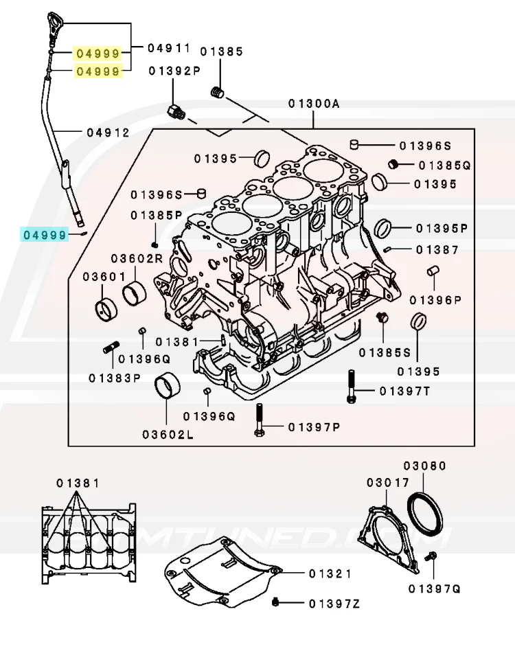 Mitsubishi OEM Engine Oil Dipstick O-Ring for Evo 4-X/DSM/3000GT - Image 4