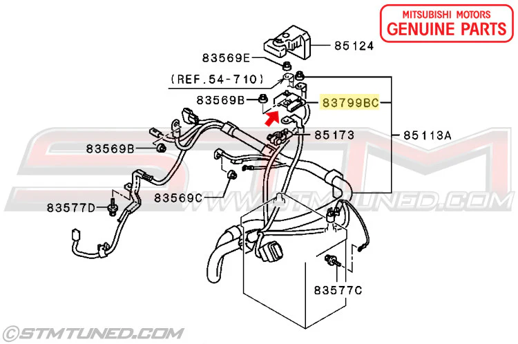 Mitsubishi Positive Battery Fusible Link for ACD - Evo 8/9 - Image 3