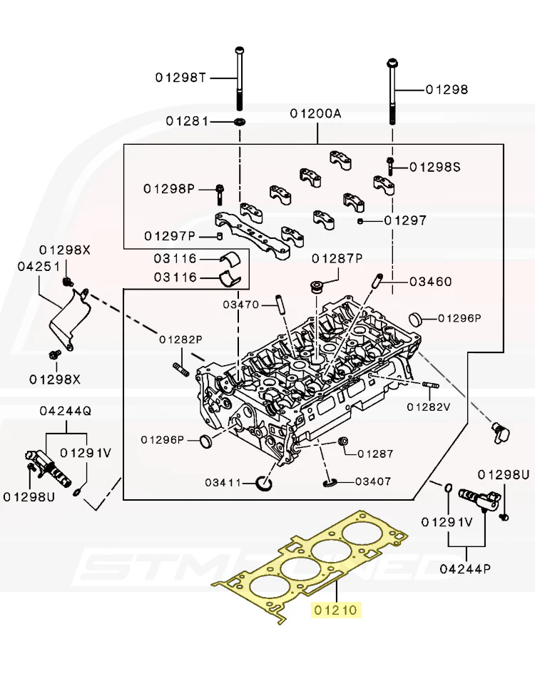 Mitsubishi OEM Head Gasket for Evo X (1005A966) - Image 3