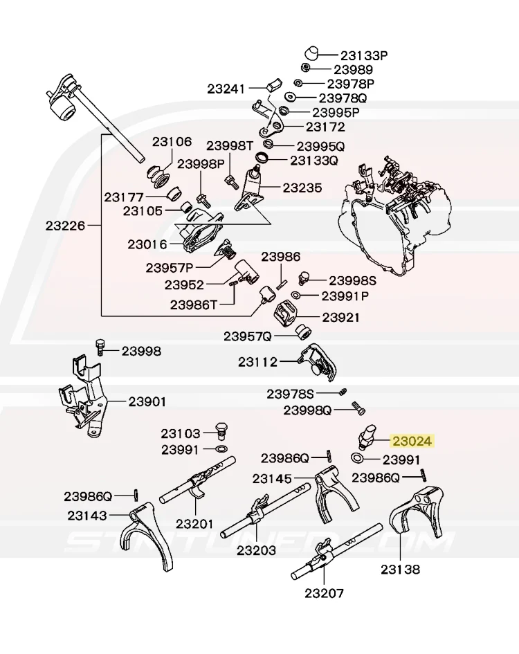 Mitsubishi OEM Back Up Switch (5-Speed) for Evo/DSM/3S (MD730979) - Image 3