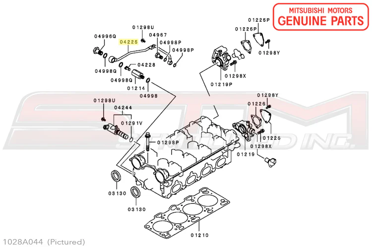 Mitsubishi MIVEC Oil Feed Line - Evo 9 - Image 3