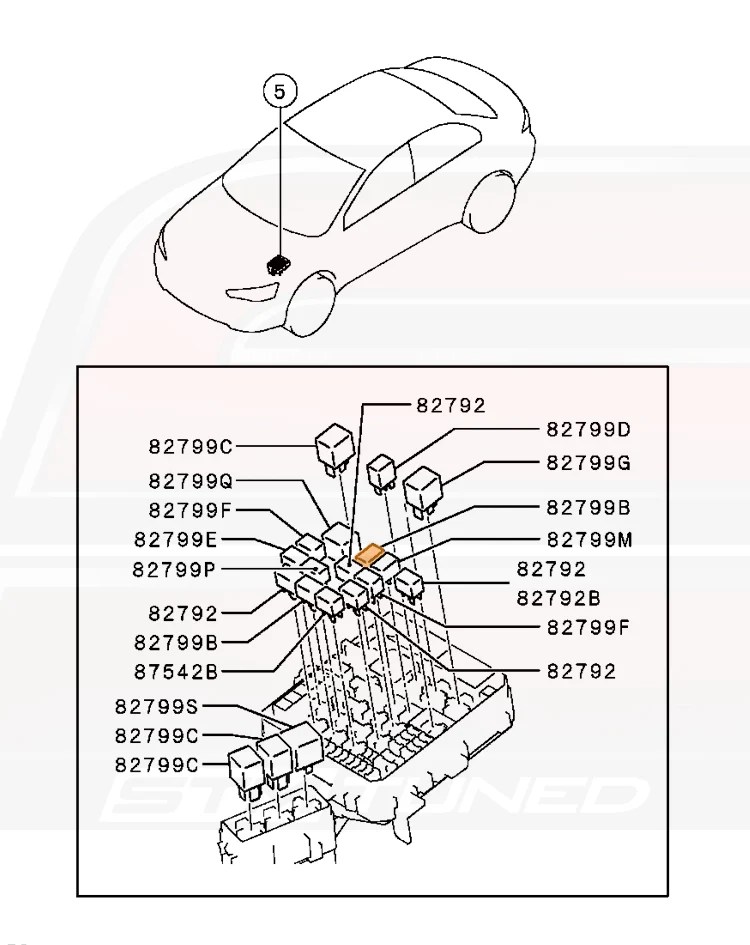 Mitsubishi Upgraded Fuel Pump Relay for Evo X (8627A049) - Image 4