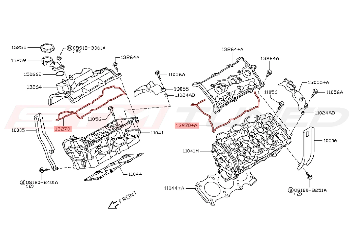 Nissan OEM Valve Cover Gasket for R35 GTR - Image 5