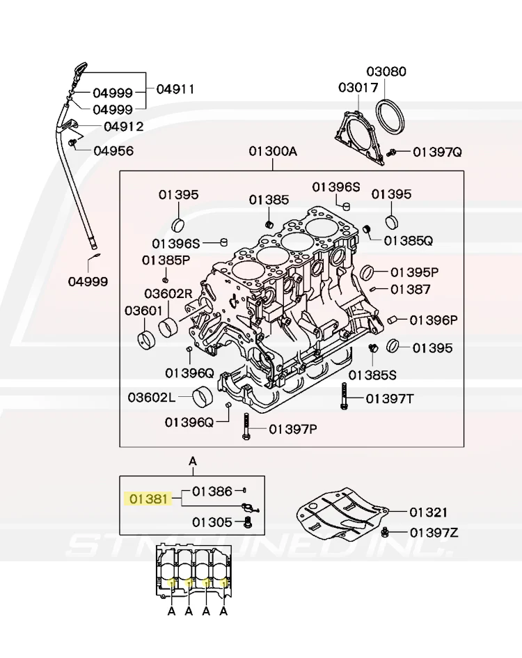Mitsubishi OEM Oil Jet Squirter for Evo 8/9 (MN143460) - Image 4
