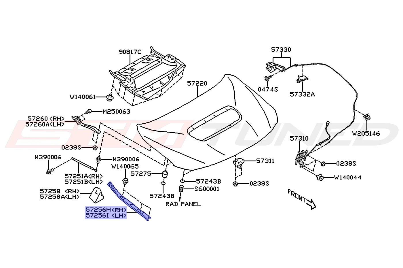 Subaru OEM Engine Bay Fender Shrouds for 2022+ WRX - Image 5