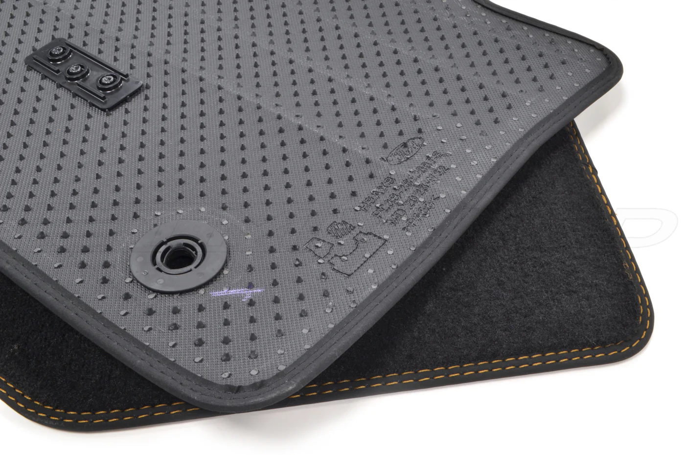 Ford OEM Carpeted Platinum Floor Mats for 2018+ Super Duty (PC3Z2613300EB) - Image 4