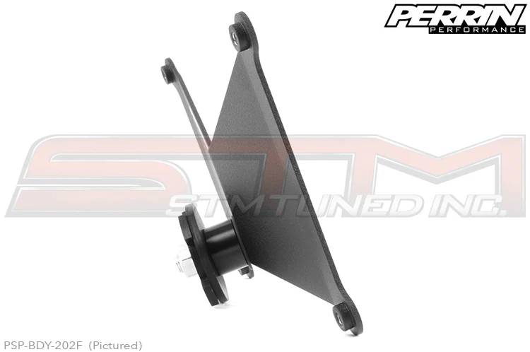 PERRIN Front License Plate Relocate Bracket (for FMIC / no bumper beam) - 2015-2017 WRX/STi - Image 3