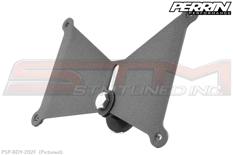 PERRIN Front License Plate Relocate Bracket (for FMIC / no bumper beam) - 2015-2017 WRX/STi - Image 4