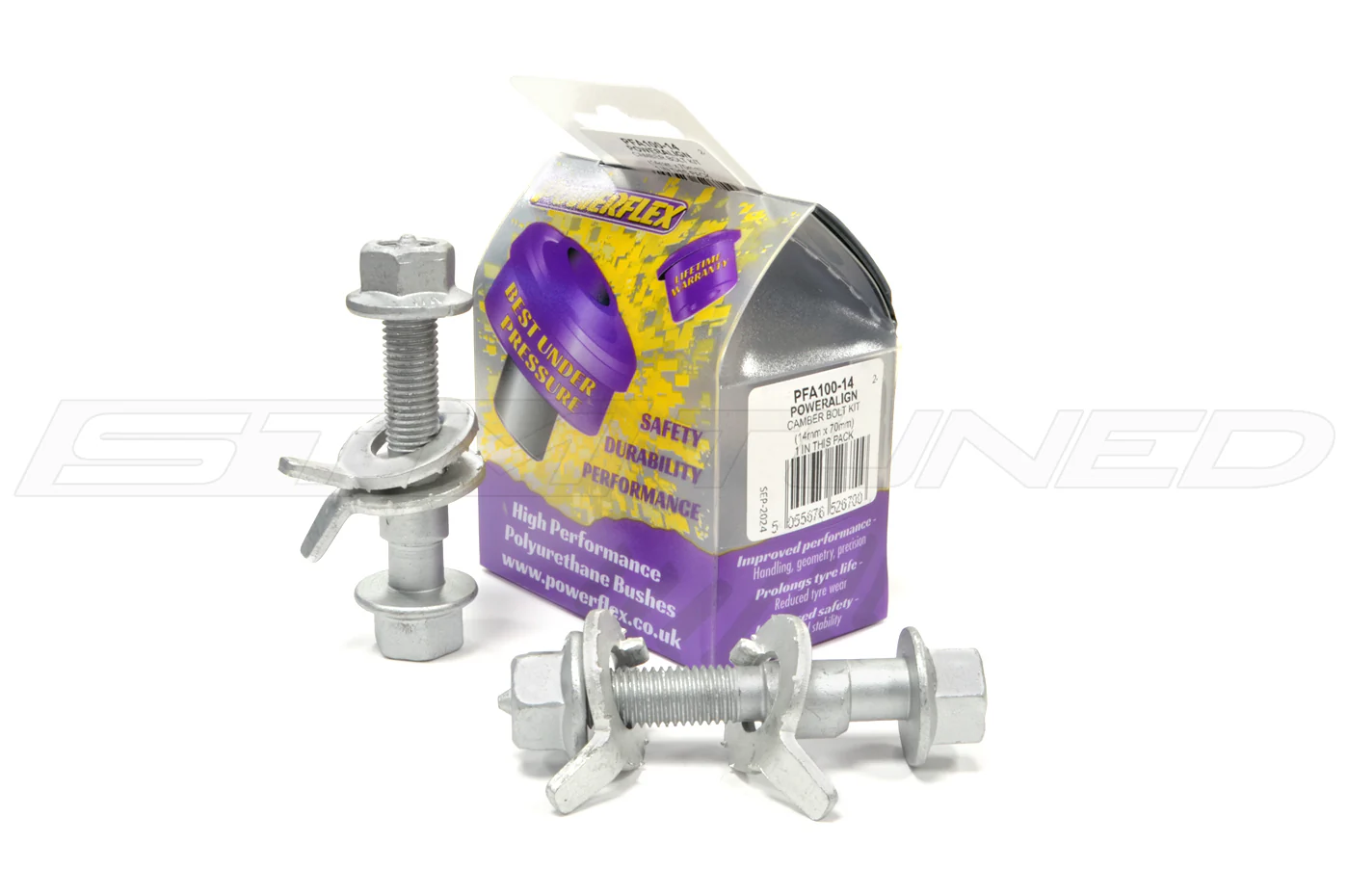 Powerflex Front Camber Bolt Kit for Evo 7/8/9 (PFA100-14) - Image 2