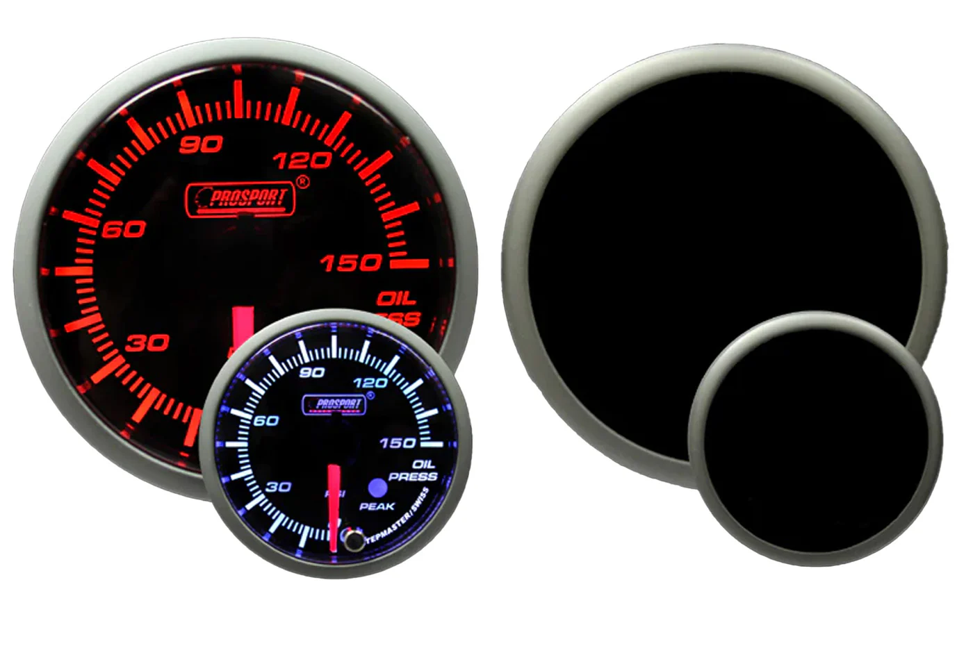 Prosport Premium Peak/Warn 52mm Oil Pressure Gauge 0-150 PSI
