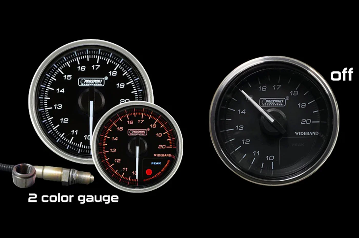 Prosport Supreme 52mm Wideband Digital Air Fuel Ratio Kit - Image 2