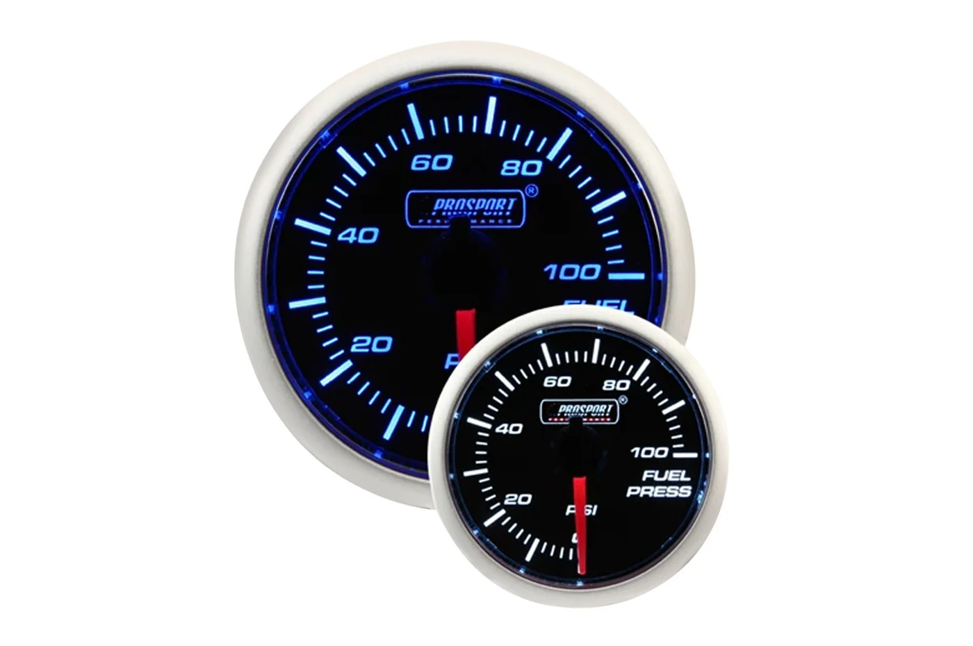 Prosport Gauges Performance Series 52mm Blue/White - Image 6