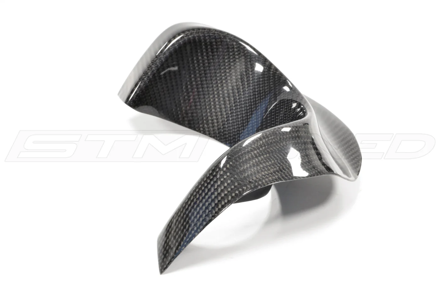 Rexpeed Carbon Fiber USDM Bumper Exhaust Shield for Evo 8/9 (R115) - Image 3