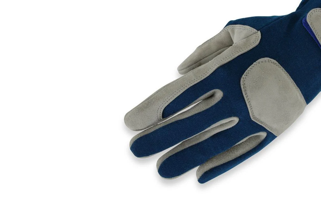 Racequip SFI 3.3/1 Blue / Gray Nomex Race Gloves - Image 3