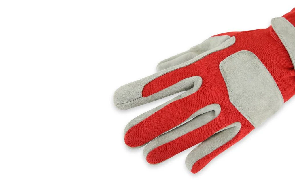Racequip SFI 3.3/1 Red/Gray Nomex Race Gloves - Image 3