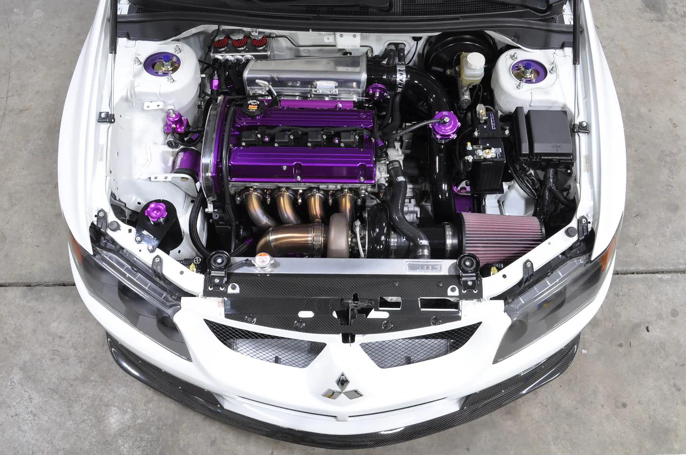 APR Carbon Fiber Radiator Shroud for Evo 8/9 (CF-483031) - Image 4