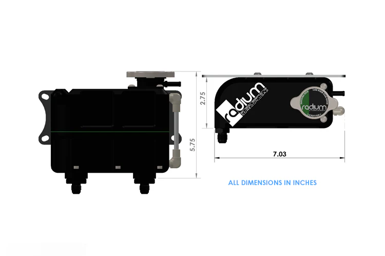 Radium Universal Coolant Expansion Tank (20-0270-00) - Image 11