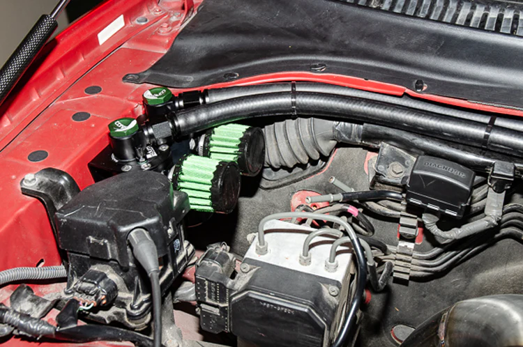 Radium Dual Catch Can Kit (VTA Atmosphere Vent) for 93-98 Supra (20-0388) - Image 2