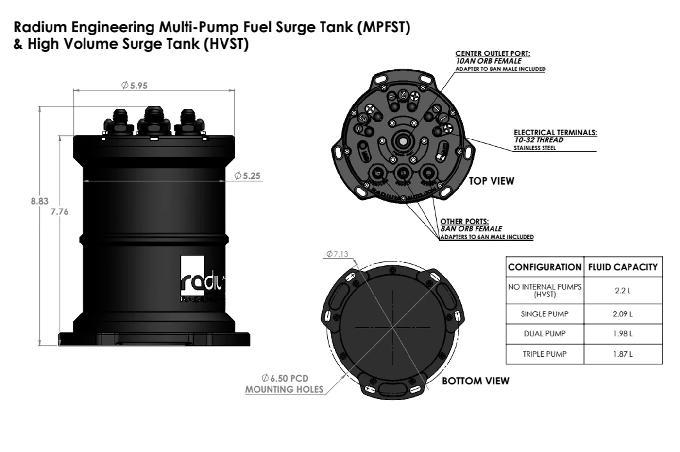 Radium MPFST Multi Pump Fuel Surge Tank - Image 3