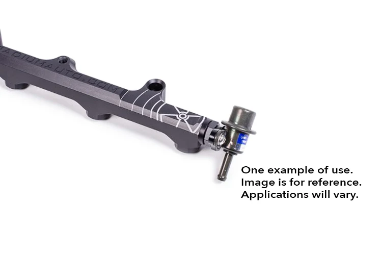 Radium OEM FPR/FPD Fuel Rail Adapter Fitting (8AN ORB) for RB/SR20/WRX (20-0303) - Image 2