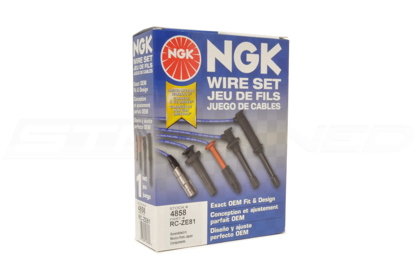 NGK RC-ZE81 Spark Plug Wires for Mazda RX-8  (4858) - Image 4