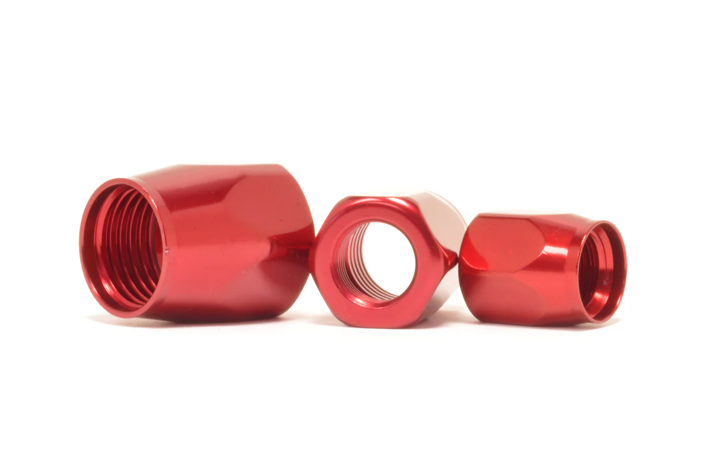 Russell Full Flow Hose End Red Sockets (Pair of 2) - Image 3