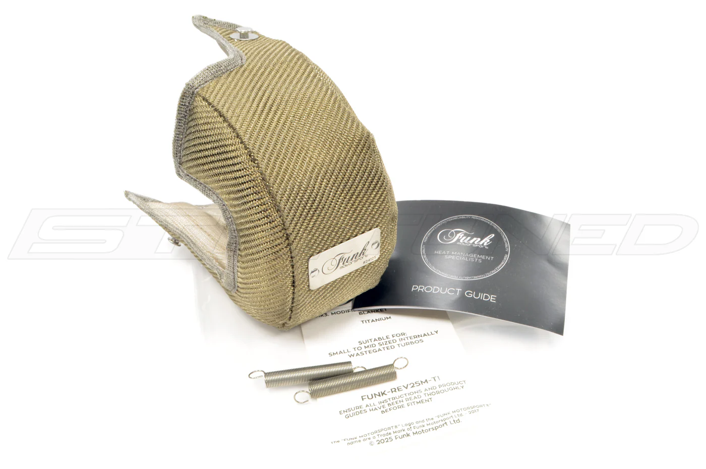 Funk Motorsport Turbo Blanket for Evo 4-9 (REV25M-TI) - Image 5
