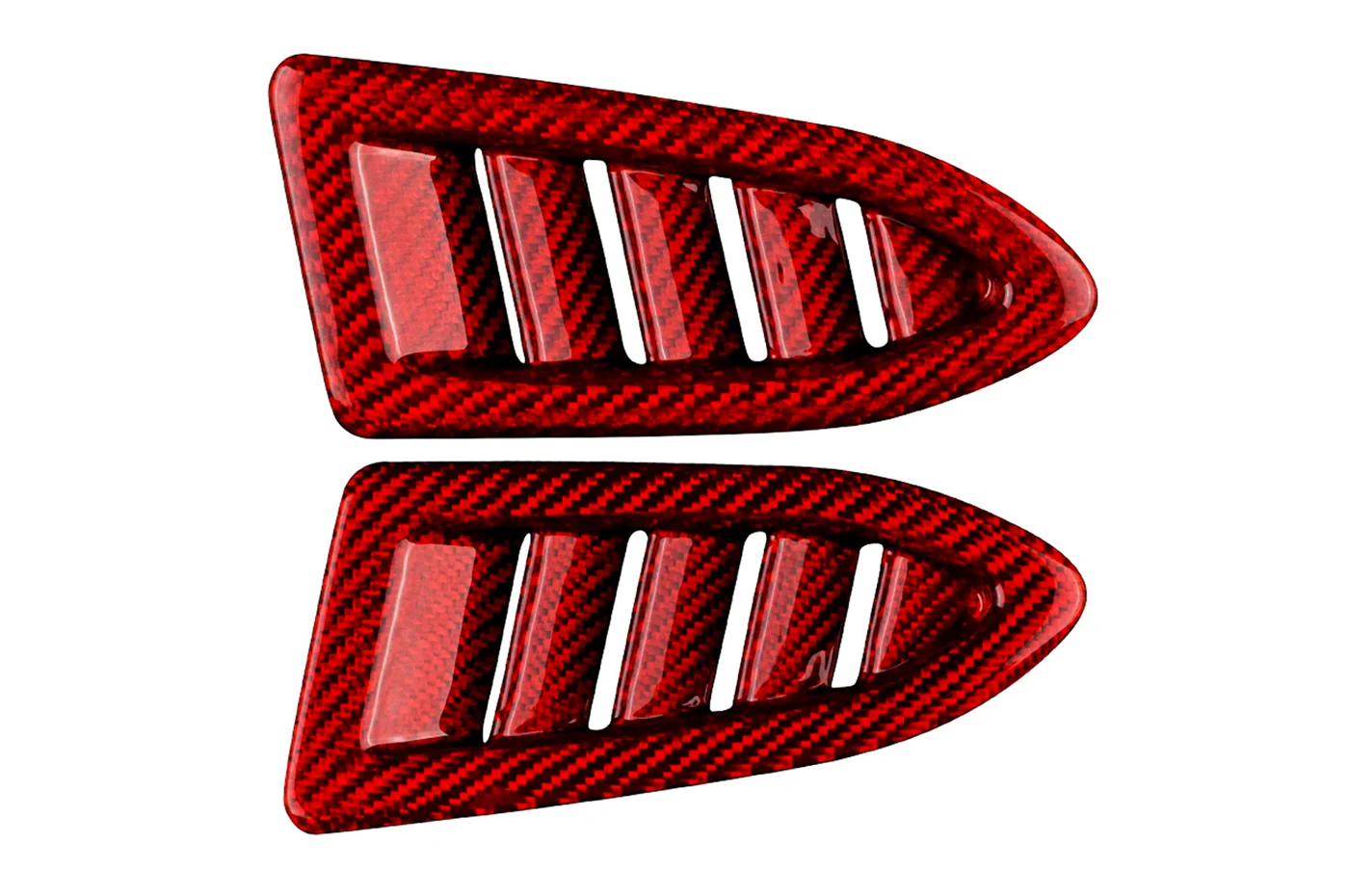 Rexpeed Dry Carbon Defroster Vent Covers for 2022+ Subaru WRX (G156) - Image 2