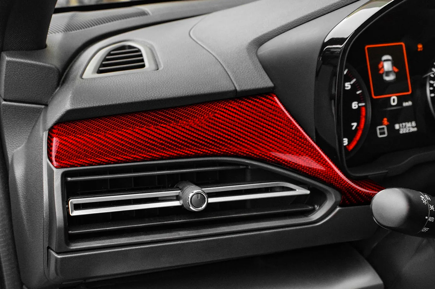 Rexpeed Dry Carbon Fiber 2 Piece Dash Cover for 2022+ Subaru WRX (G158) - Image 6