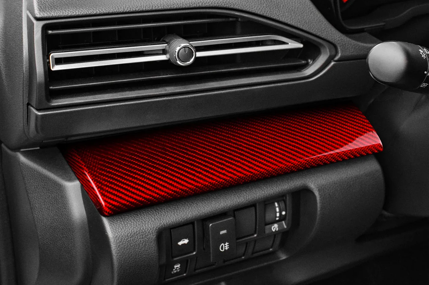 Rexpeed Dry Carbon Fiber Dash Trim Covers for 2022+ Subaru WRX (G83) - Image 4
