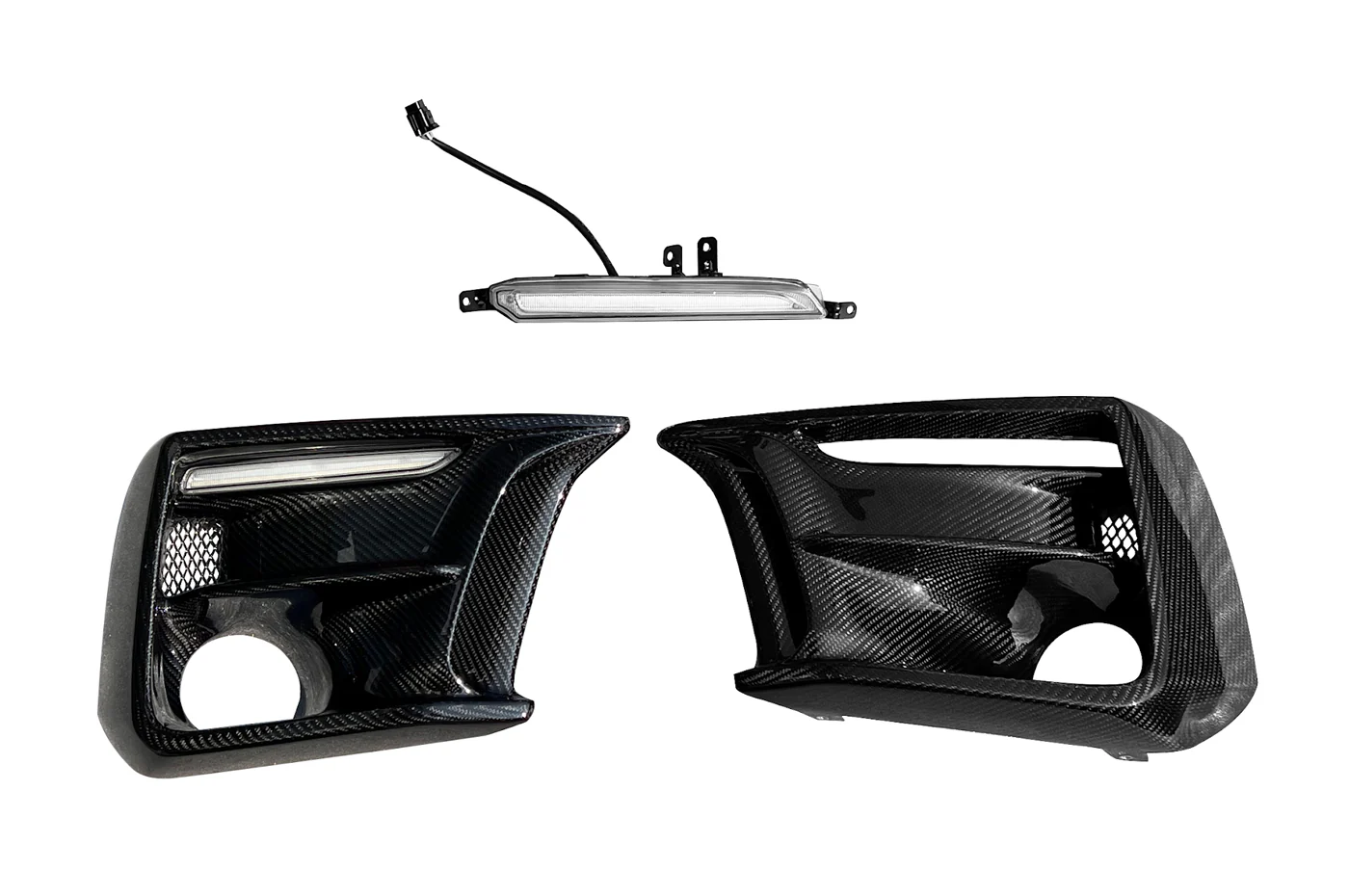 Rexpeed Carbon Fiber Fog Light Bezel for 2018-2021 WRX/STi (G88)