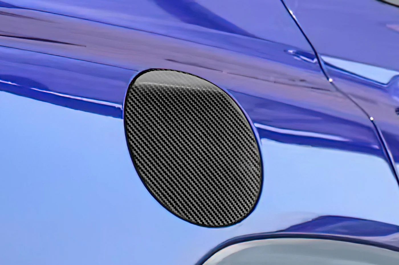 Rexpeed Carbon Fiber Fuel Cap Cover for 2022+ Subaru WRX (G153) - Image 4