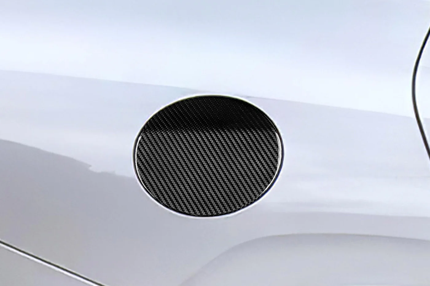 Rexpeed Carbon Fiber Fuel Cap Cover for 2015-2021 WRX/STi (G21) - Image 3