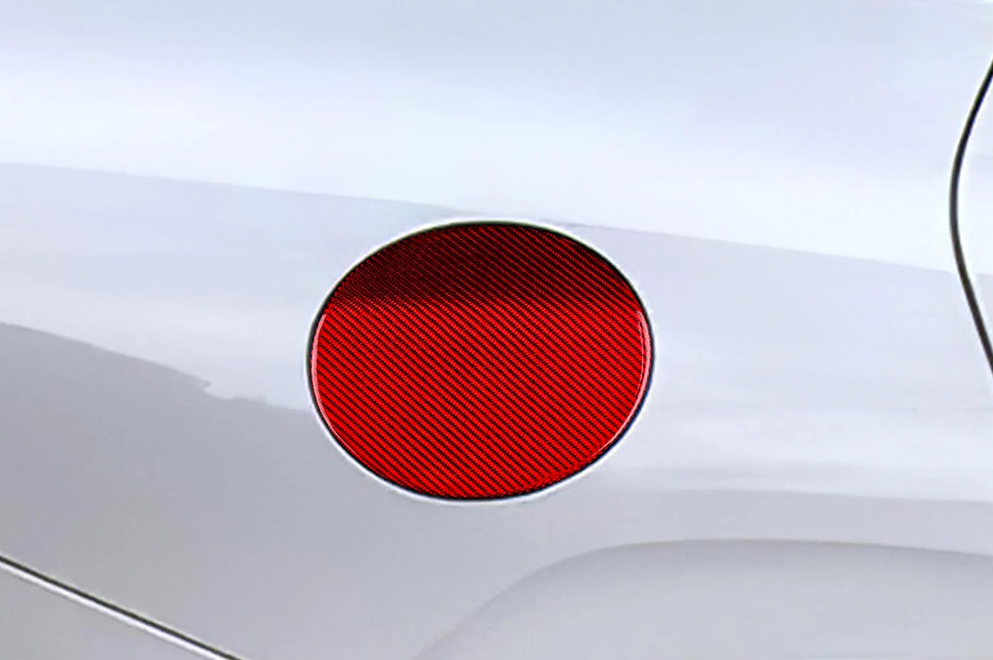 Rexpeed Carbon Fiber Fuel Cap Cover for 2015-2021 WRX/STi (G21) - Image 4