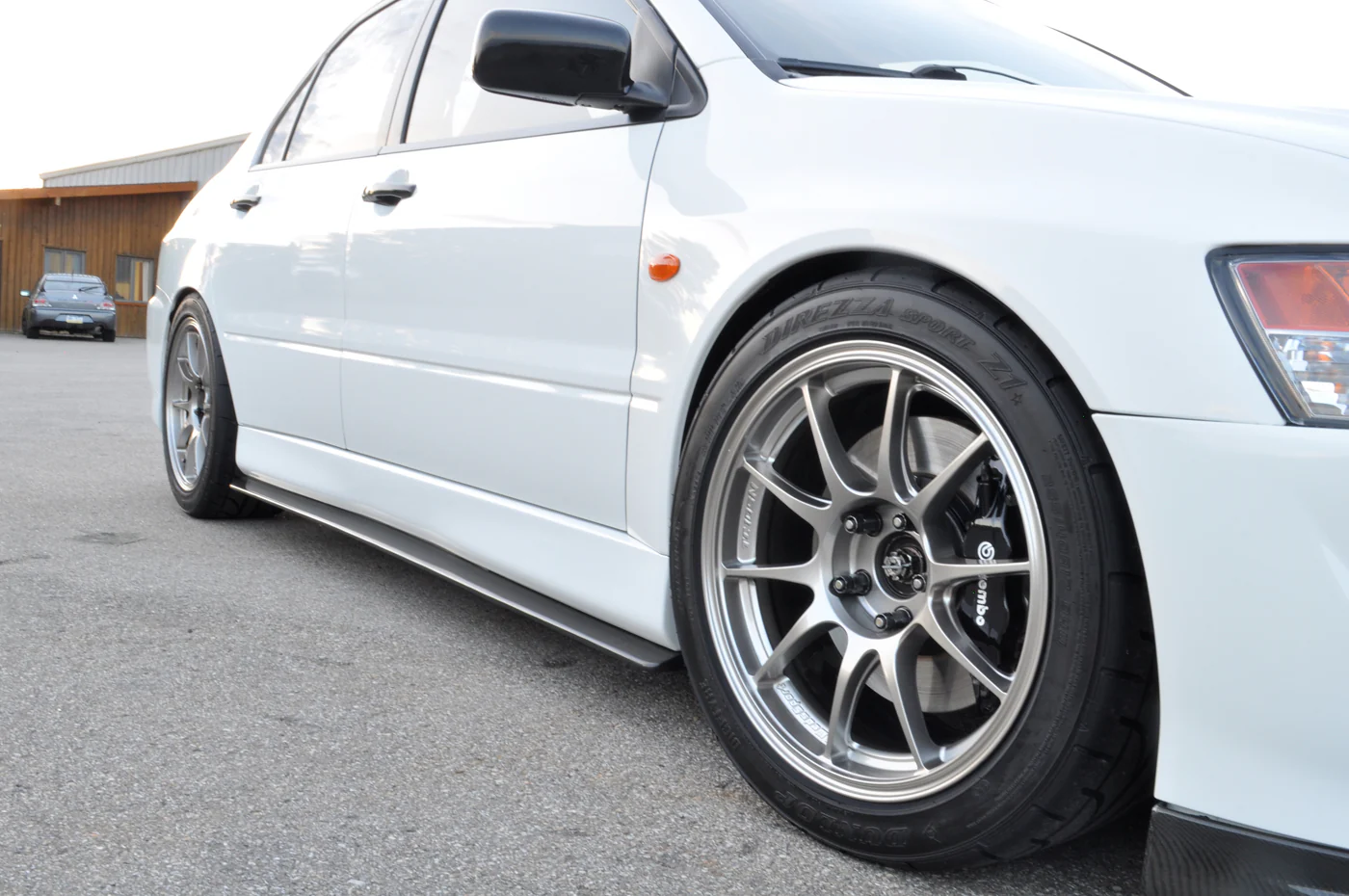 Rexpeed Carbon Fiber Side Skirt Extensions for Evo 7/8/9 (R67) - Image 4