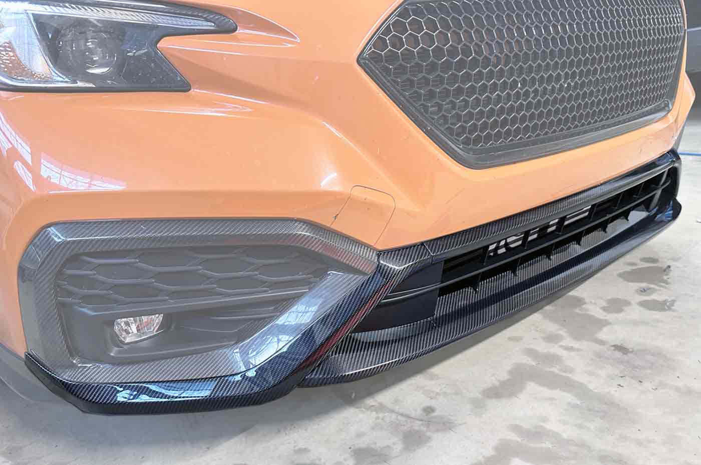 Rexpeed Dry Carbon Front Bumper Cover for VB 2022+ Subaru WRX (G103) - Image 3