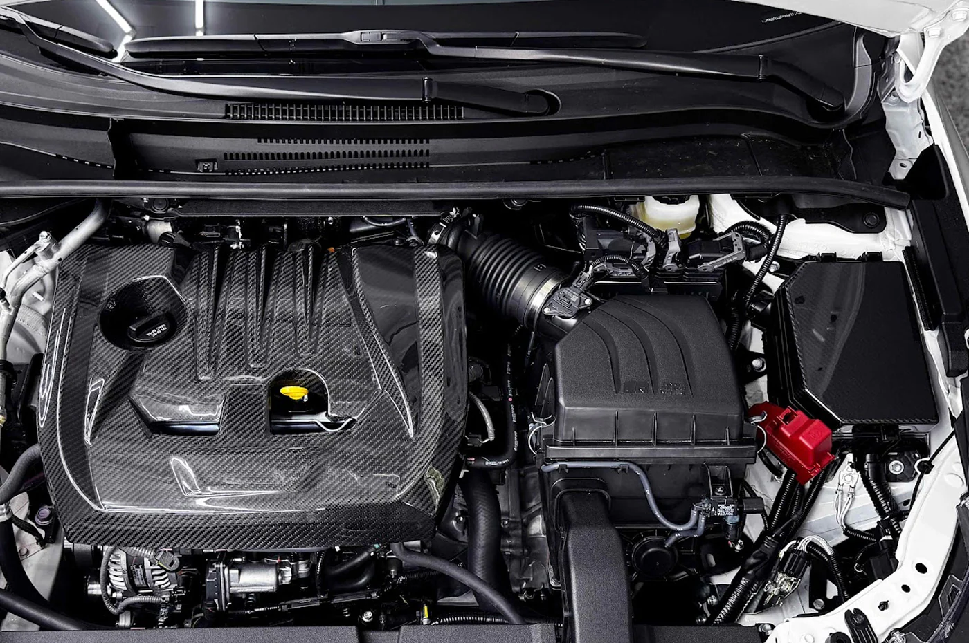 Rexpeed Carbon Fiber/ Forged Carbon Fuse Box Cover for GR Corolla (GC03) - Image 3