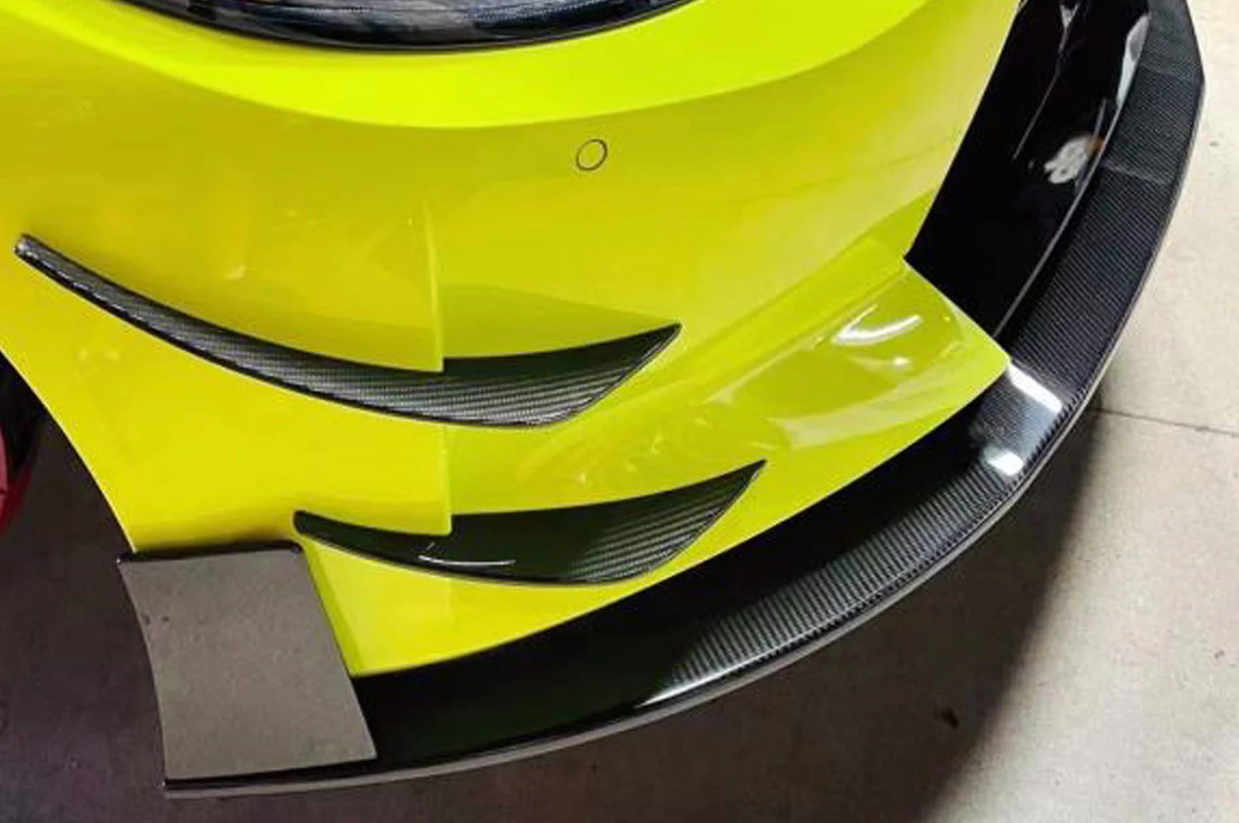 Rexpeed Dry Carbon Front Splitter for 2023+ Nissan 400Z (Z16) - Image 4