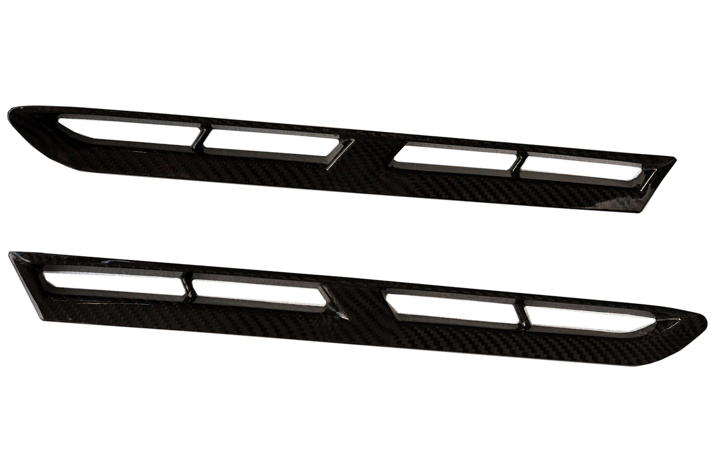 Rexpeed Nissan R35 GTR Dry Carbon Fender Vents (N23) - Image 2