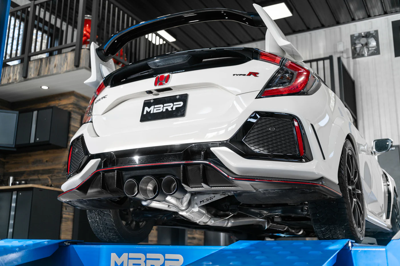 MBRP Cat-Back Triple Exit Exhaust for 17+ Civic Type R - Image 5