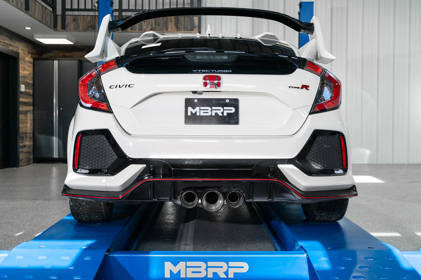 MBRP Cat-Back Triple Exit Exhaust for 17+ Civic Type R - Image 6