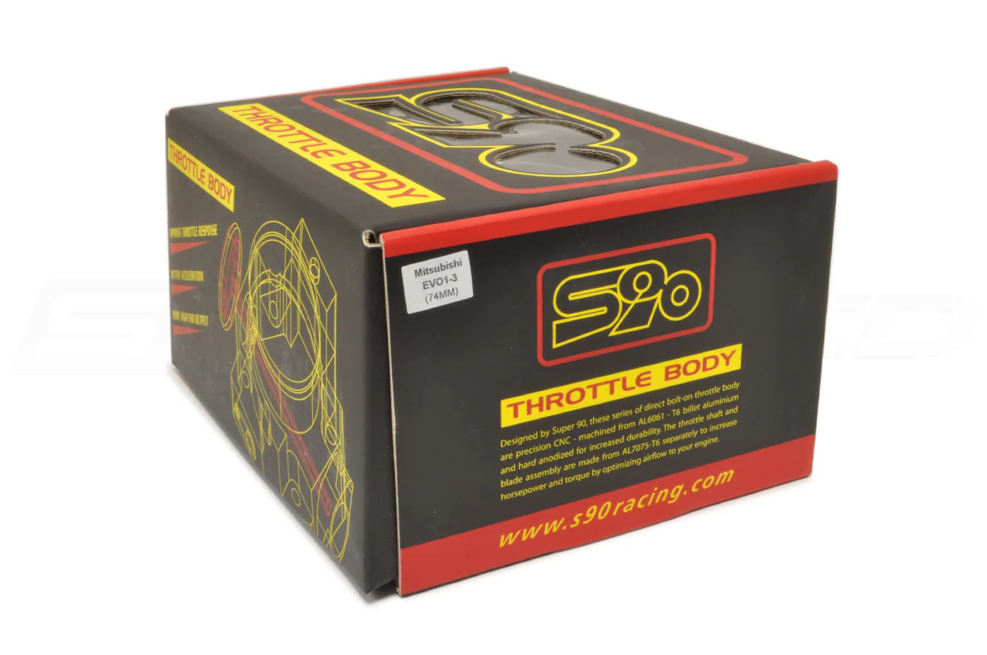 S90 Billet Aluminum Throttle Body for 1G/2G DSM & Evo 1/2/3 - Image 9