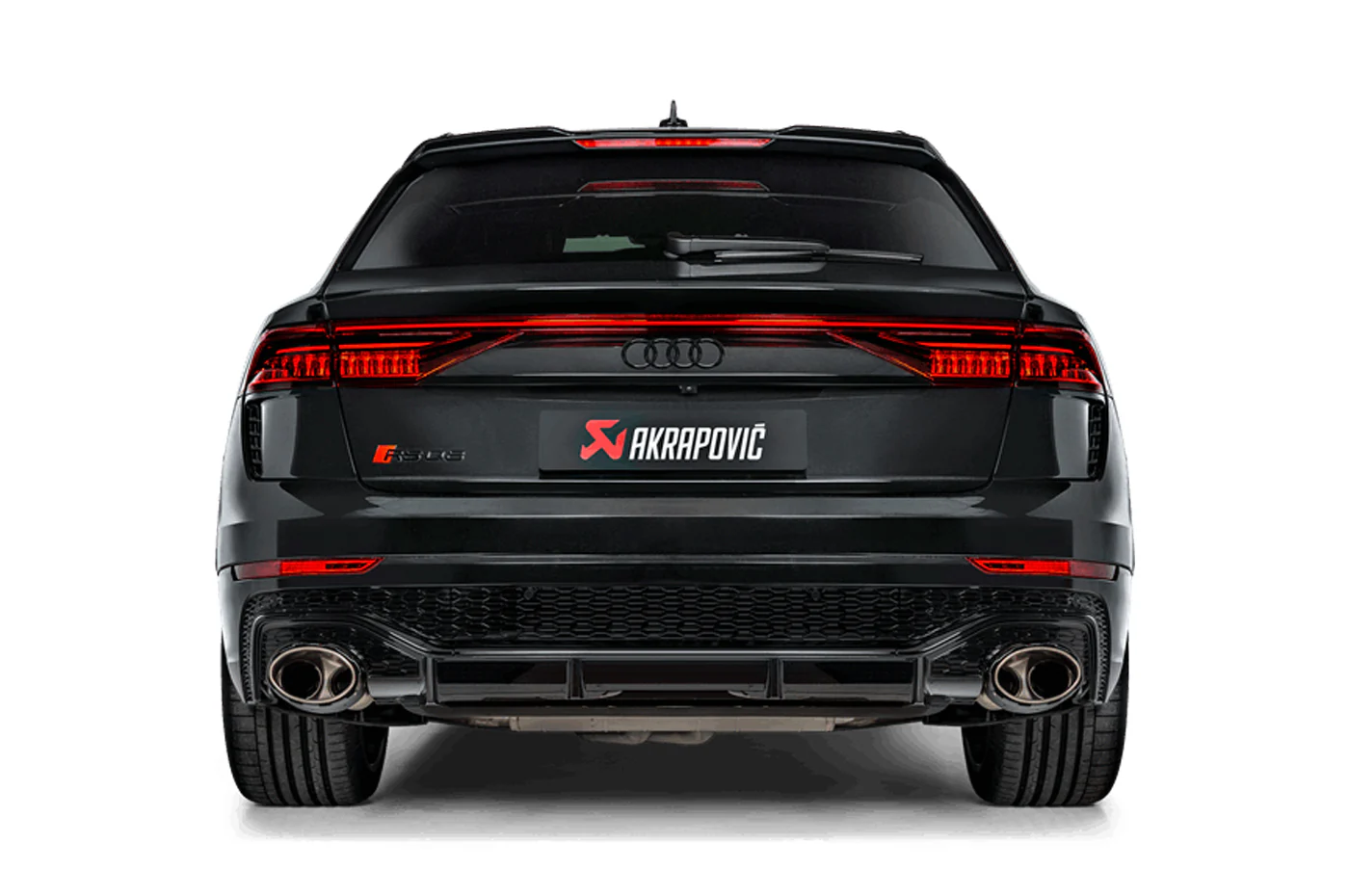Akrapovic Slip-On Titanium Exhaust for 2020+ Audi RSQ8 (AKR-S-AU/TI/20H) - Image 4